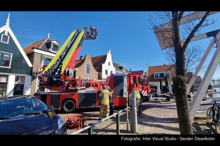 Brand in café in De Rijp