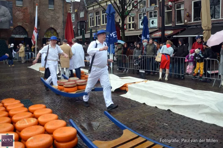 Kaasmarkt op De dag van de Verpleging