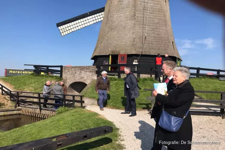 College Alkmaar bezoekt Schermer Molens