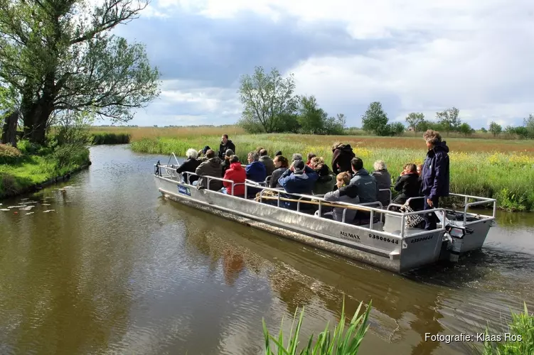 Varen tussen weidevogels en bloeiende weilanden in Eilandspolder