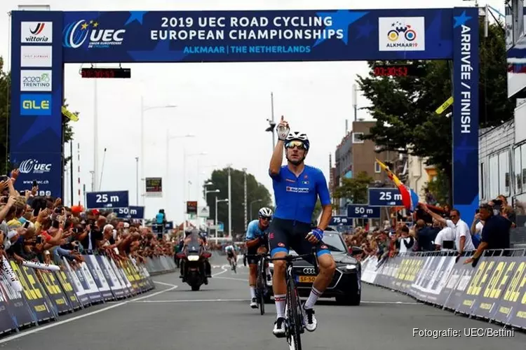 Viviani met een andere tactiek naar goud in Alkmaar