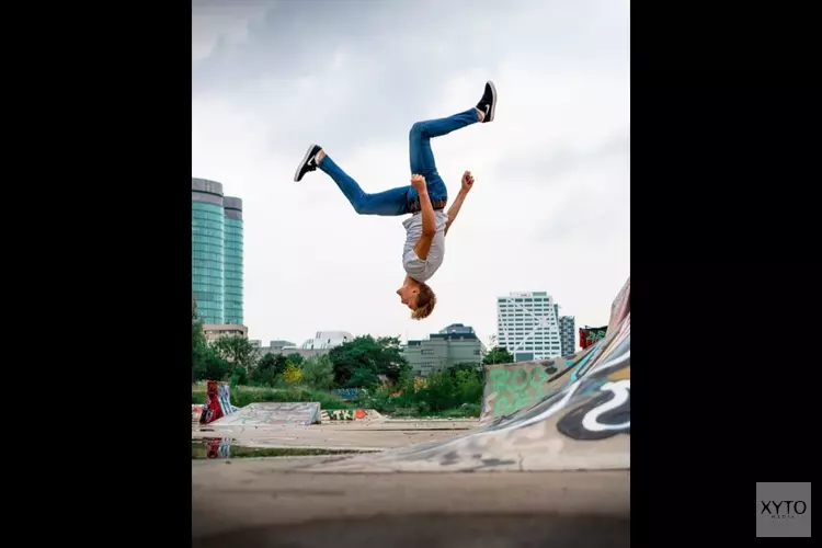 Freerun clinic door Rutger Schipper in Schermerhorn