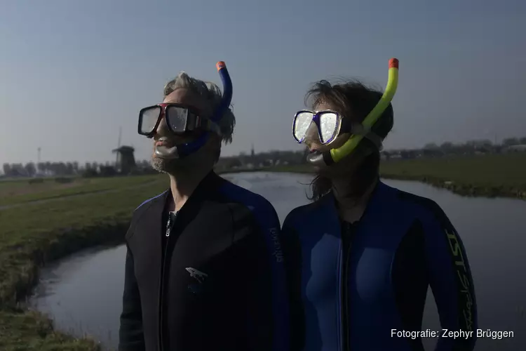 Theatervoorstelling in het land van Leeghwater tijdens Karavaan festival - Midden in de polder gaat Antifaust in premiere